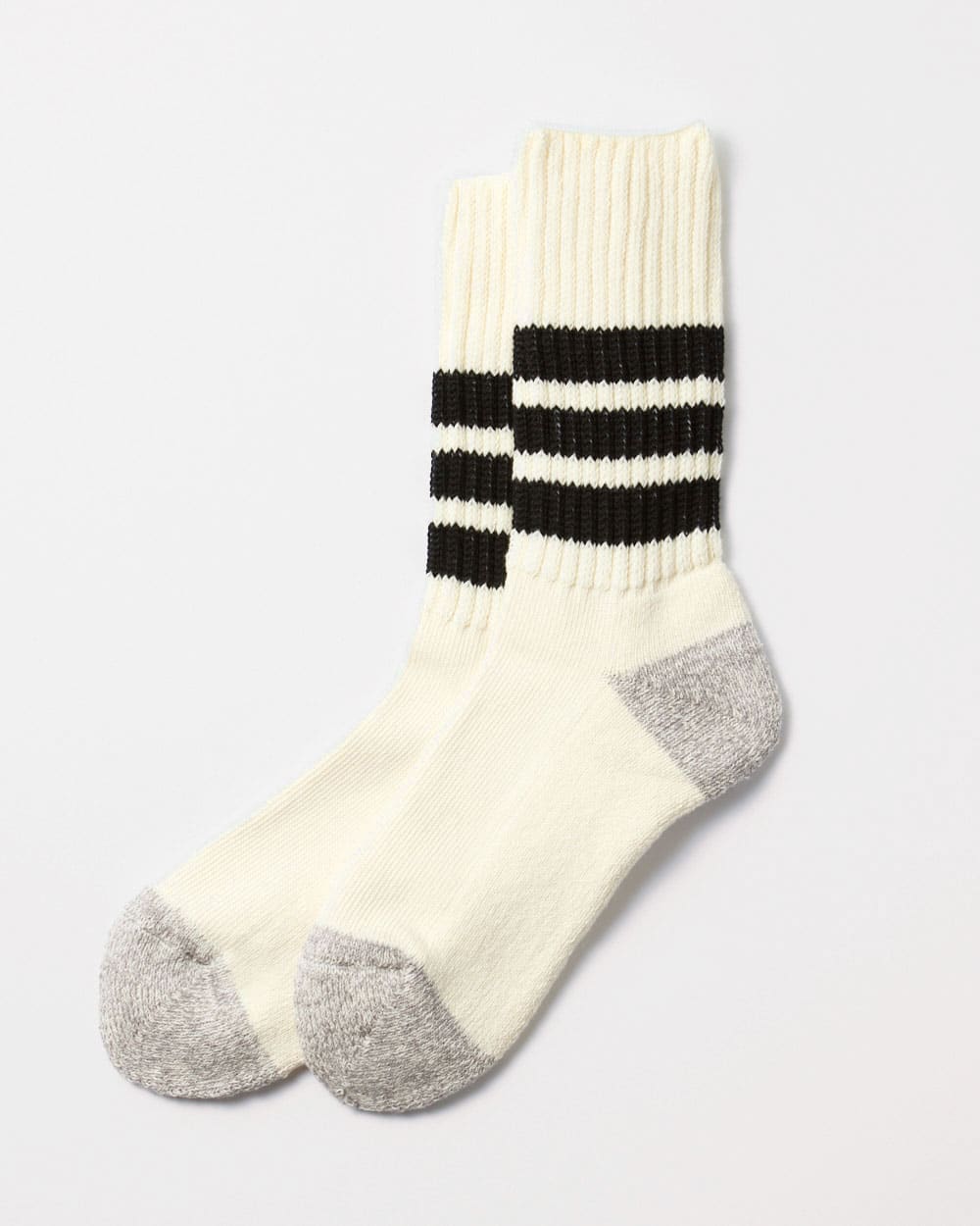 RoToTo Coarse Ribbed Oldschool Socks - Black · Those That Know