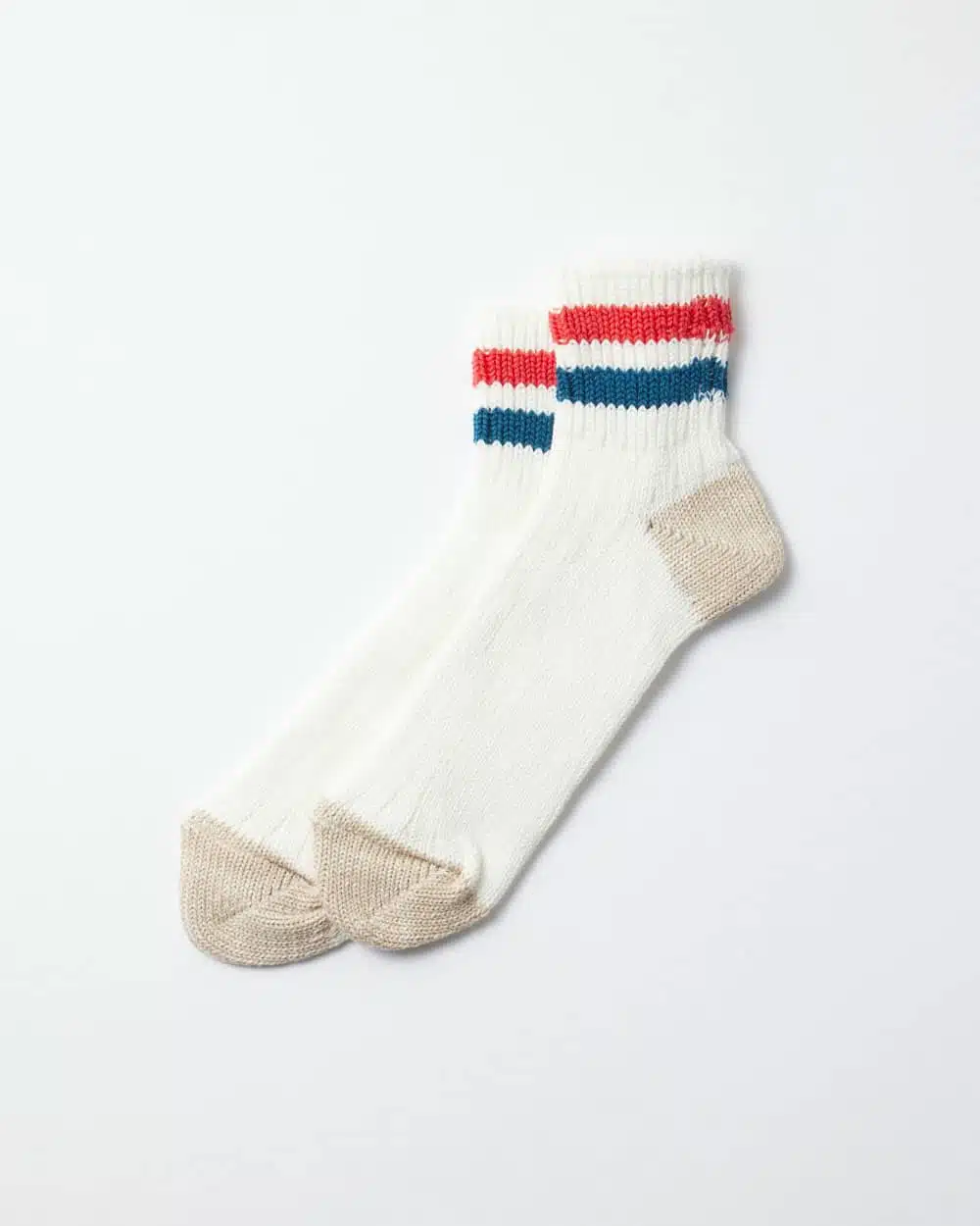 RoToTo OS Ribbed Ankle Socks - Red/Blue · Those That Know